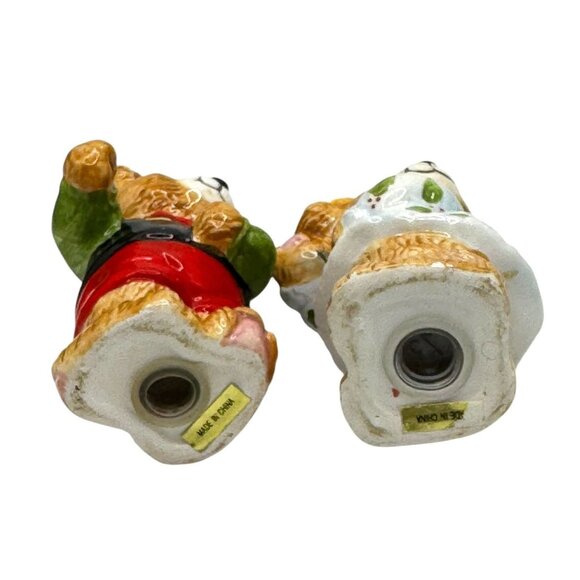 American Greetings Little Bundle of Joy Holiday Bear Couple Salt & Pepper Shaker - Picture 4 of 4